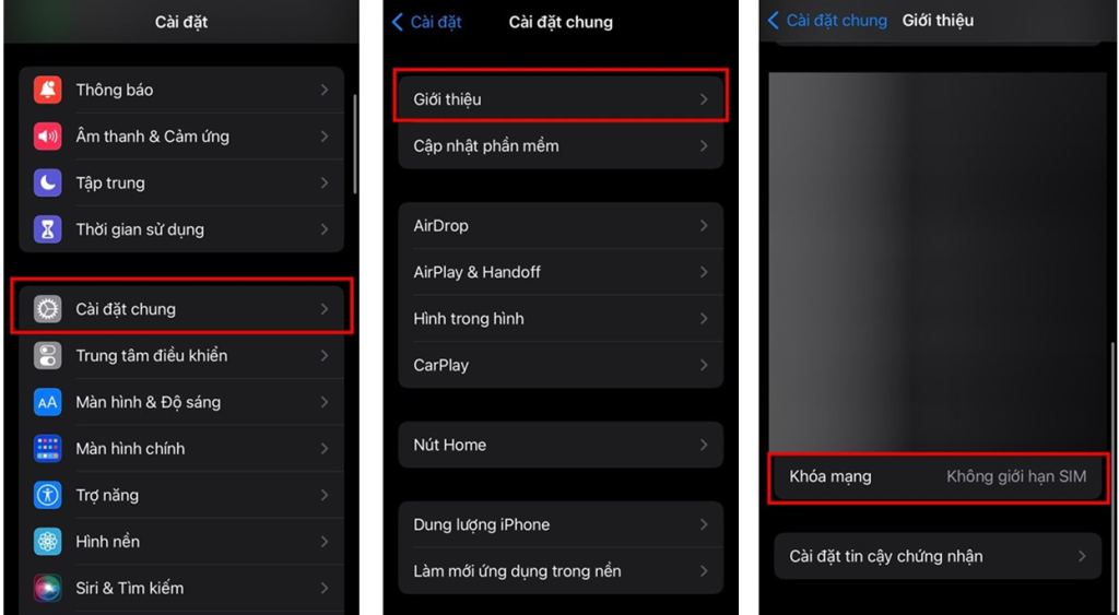 Kiểm tra iPhone có bị khóa mạng không?