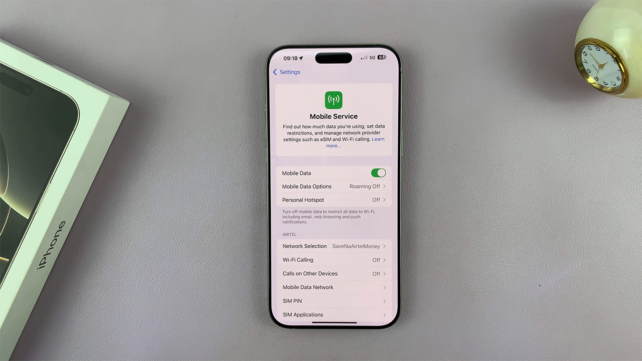 Cách kích hoạt eSIM Trung Quốc chi tiết từ A–Z cho iPhone và Android 15 Bật dữ liệu di động cho eSIM Trung Quốc