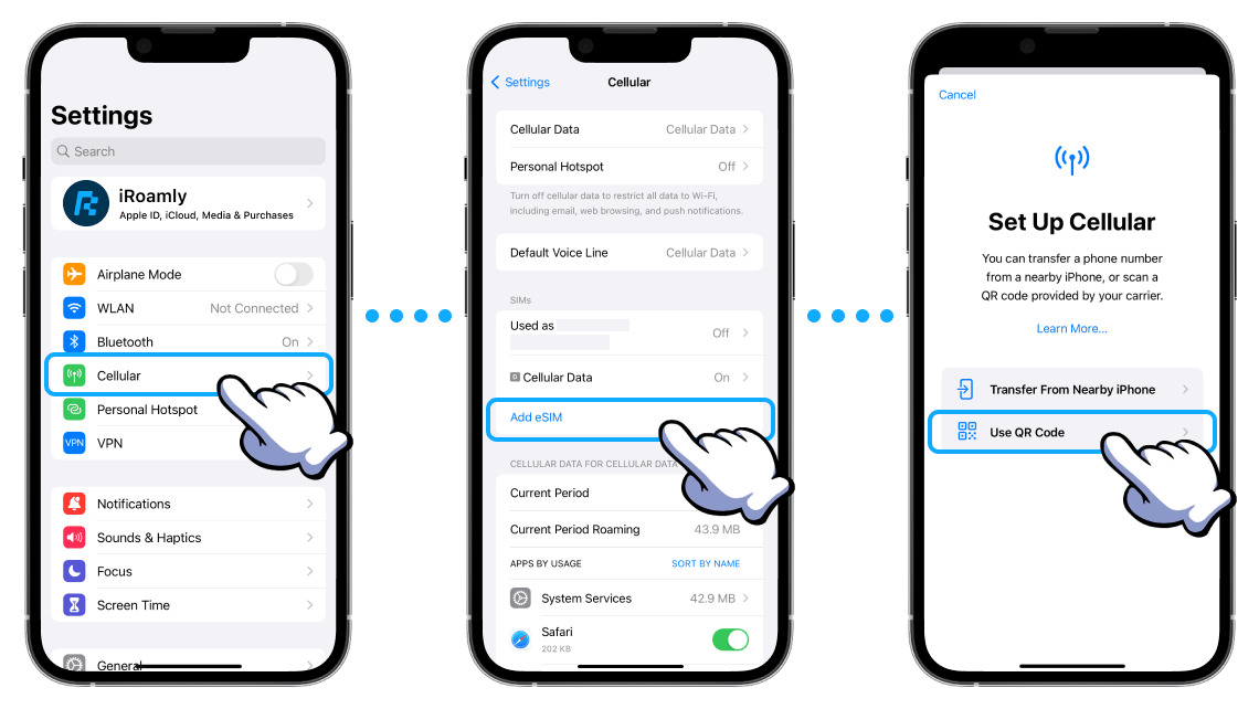 Cách kích hoạt eSIM Trung Quốc chi tiết từ A–Z cho iPhone và Android 12 Các bước chi tiết