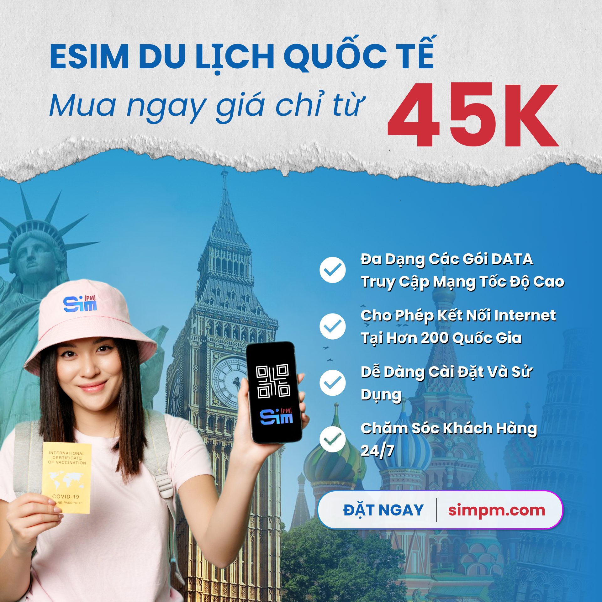 Đơn vị cung cấp eSIM du lịch uy tín