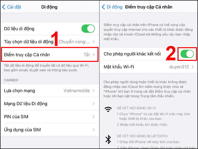 eSIM có phát WiFi được không? Giải đáp và hướng dẫn chi tiết 11 Phát wifi eSIM cho điện thoại iPhone