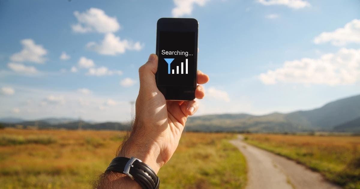 Khu vực không có vùng phủ sóng ổn định