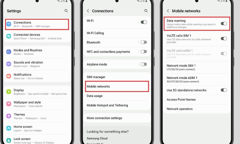 eSIM có tháo ra được không? Giải thích dễ hiểu cho người mới 7 Tắt eSIM trên Samsung