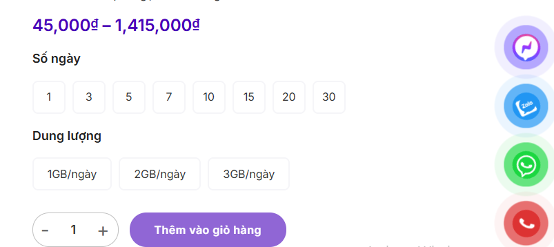 Chọn gói eSIM phù hợp với thời gian lưu trú