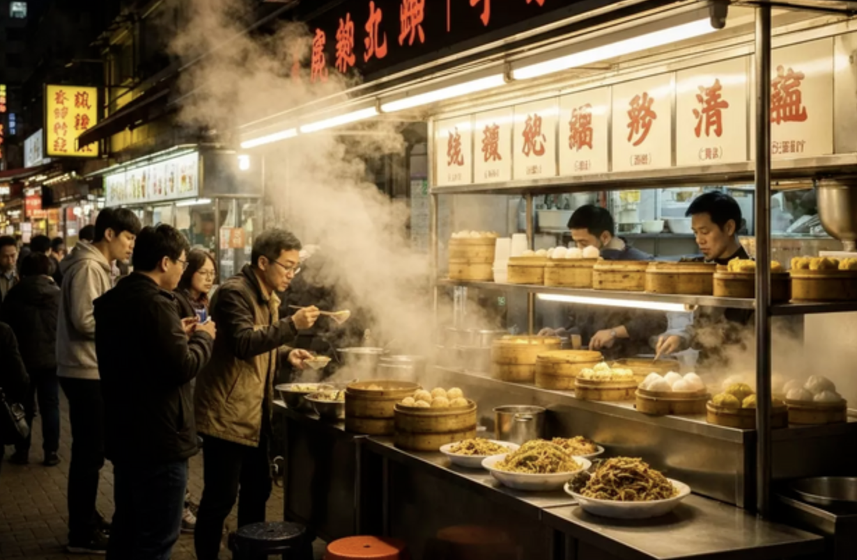 Thưởng thức ẩm thực địa phương chuẩn vị Hong Kong