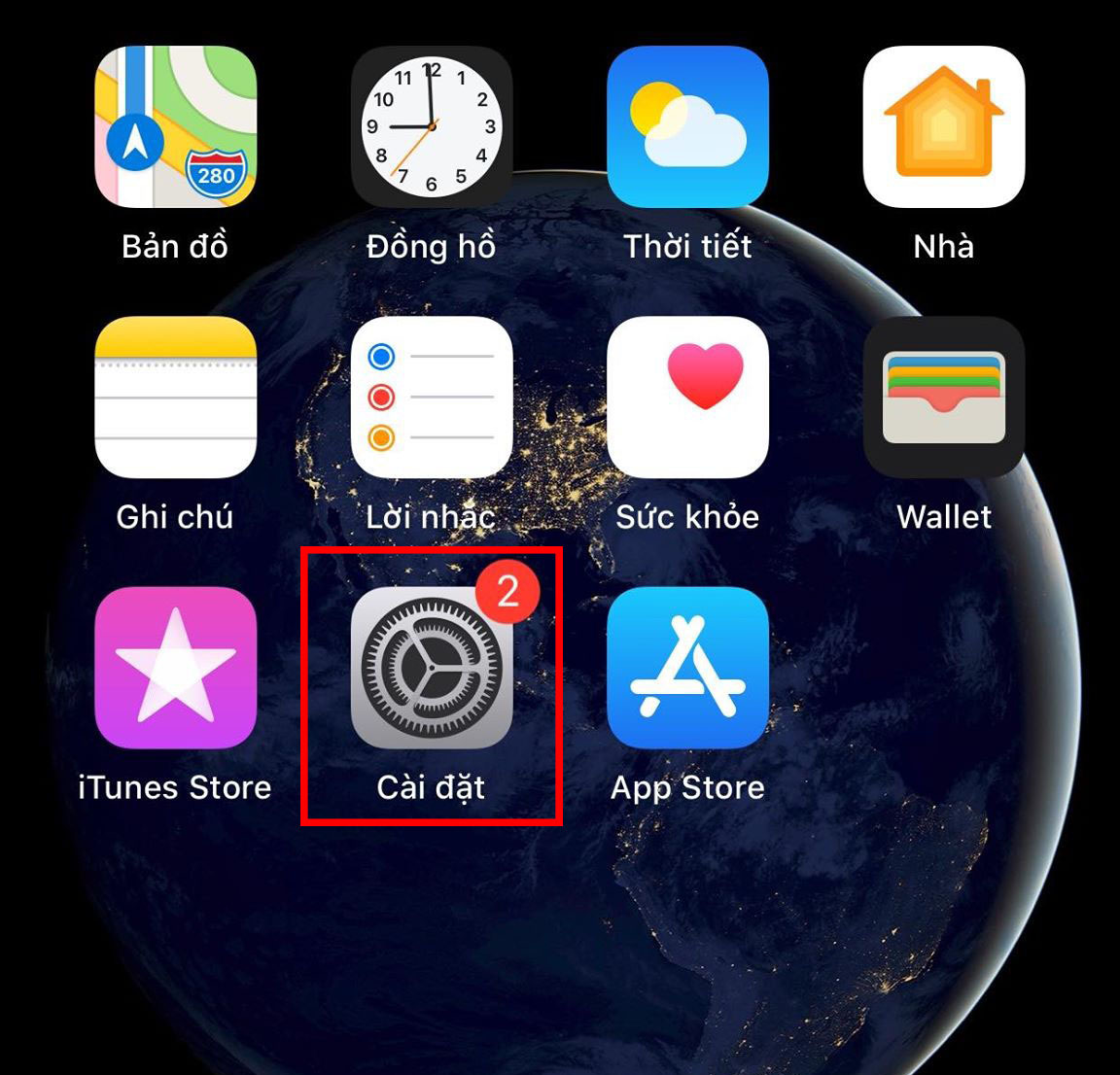 Chọn eSIM làm dữ liệu di động chính trong phần cài đặt