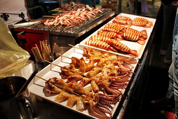 Mực nướng Đài Loan