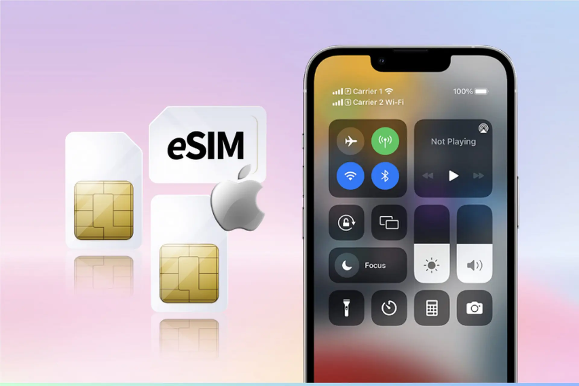 eSIM là sim điện tử được tích hợp sẵn trong thiết bị