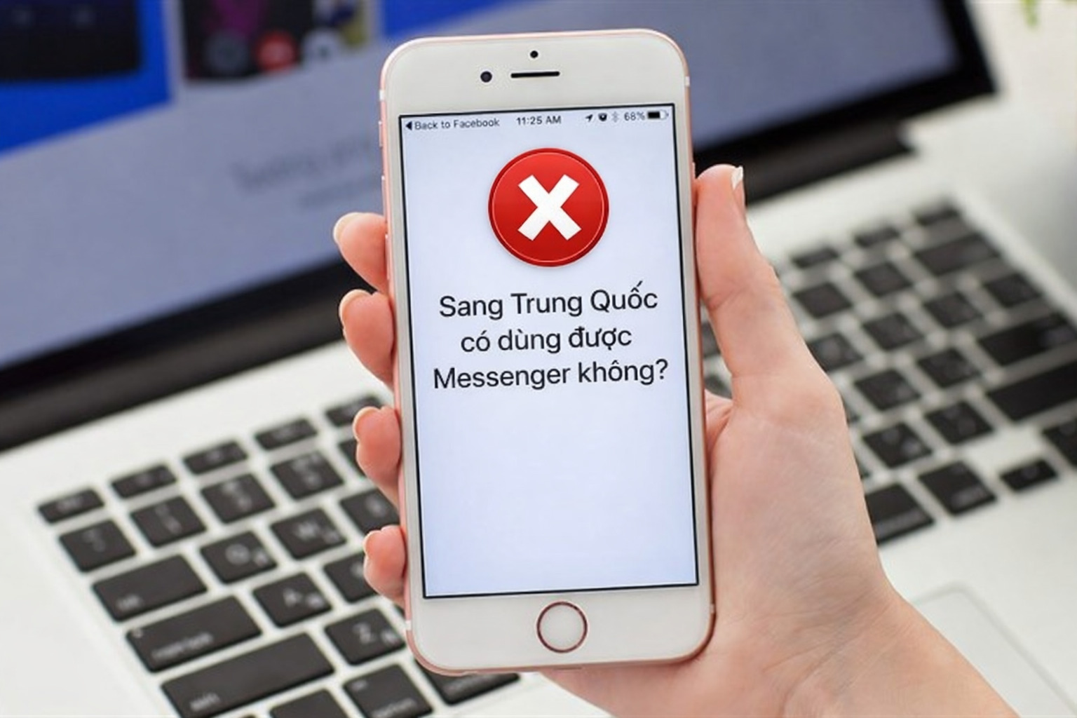 Sang Trung Quốc có dùng được Messenger không?